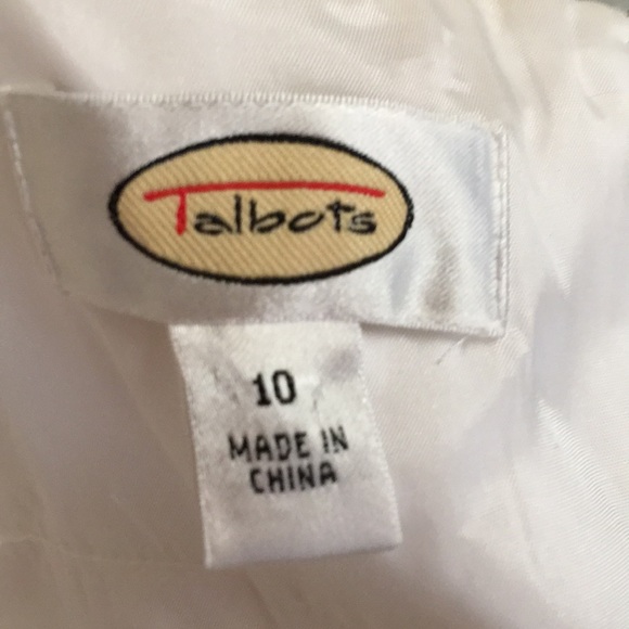 🔥Gorgeous TALBOT fully lined cotton white dress - Picture 3 of 8